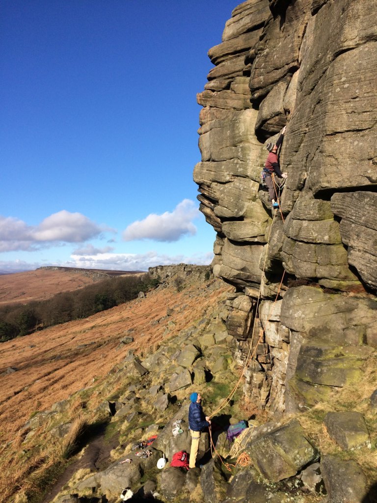 Phil at Stanage Edge